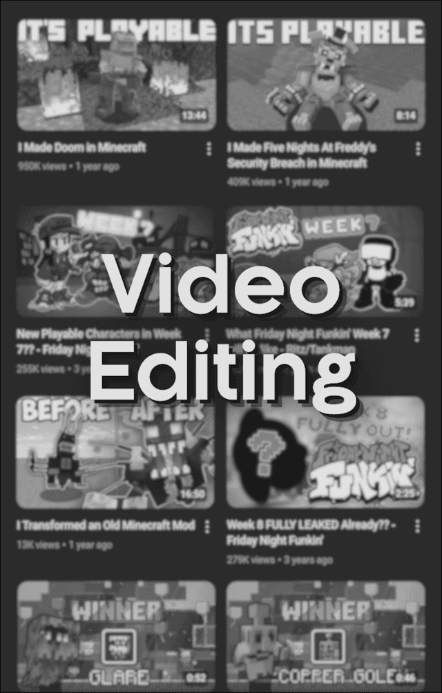 Video editing Showcase